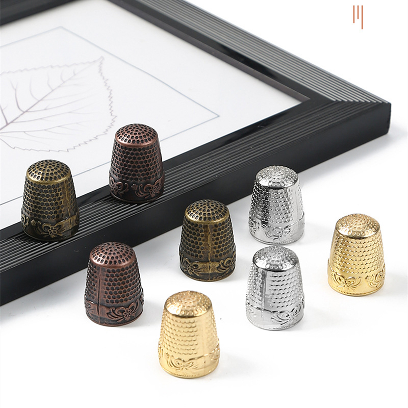 Sewing Thimble Metal - Protezione per le dita retrò Anello