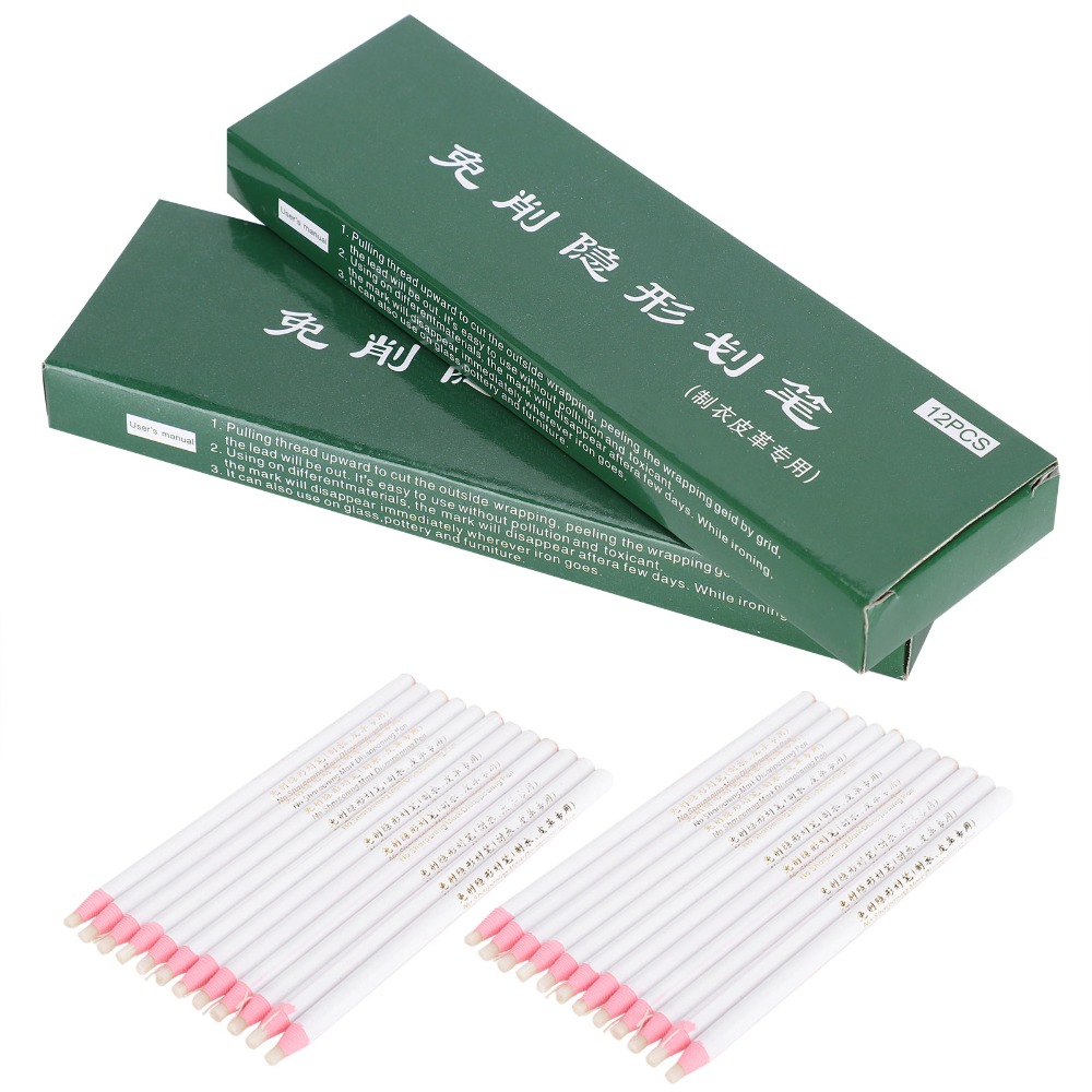 Tailor Chalk Marker - 24 matite da cucito resistenti senza