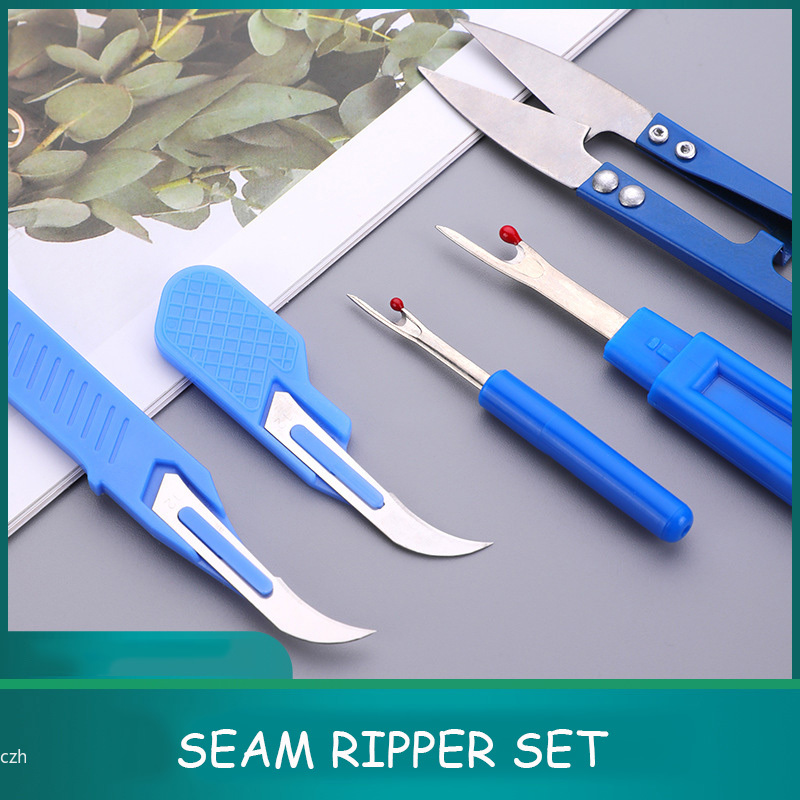 Sewing Repair - Kit da 5 pezzi blu per
