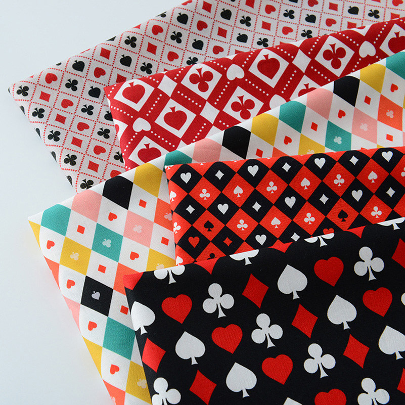 Sewing And Textile - Ins Poker Element Tessuto con stampa
