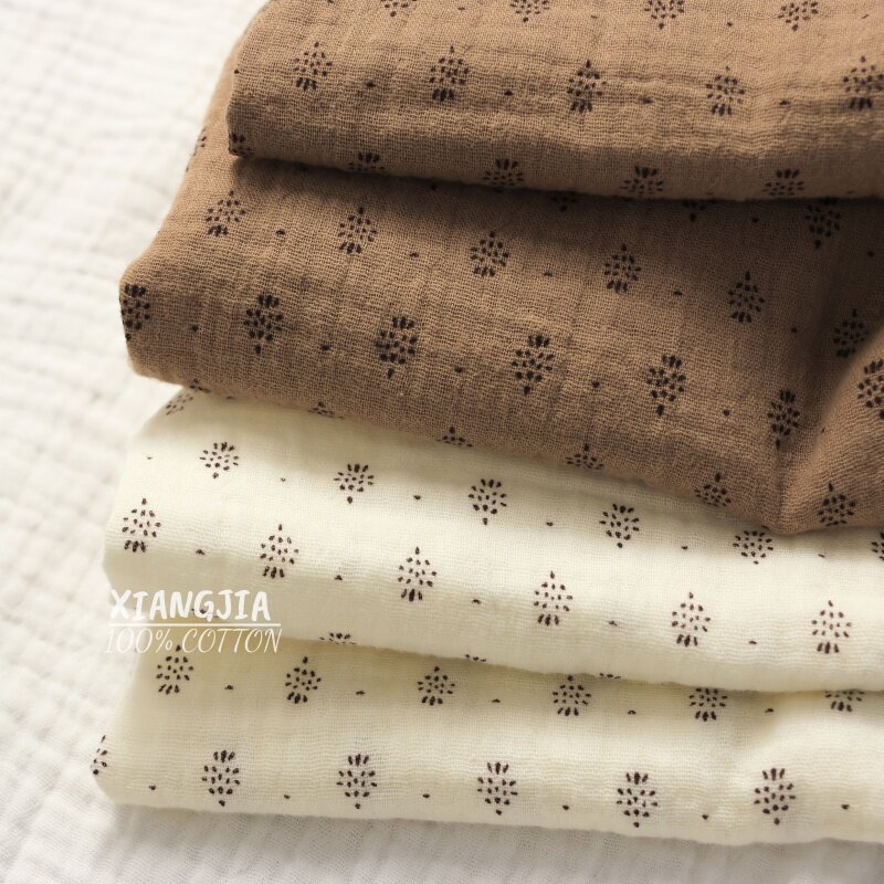 Vintage Sewing Textile - Tessuto in cotone vintage a pois