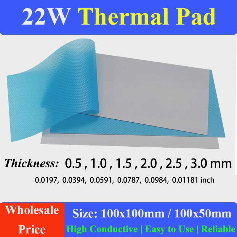 Fabric Softener Sheet - Pad Termico Morbido 22W/mk 100x100mm, Spessore