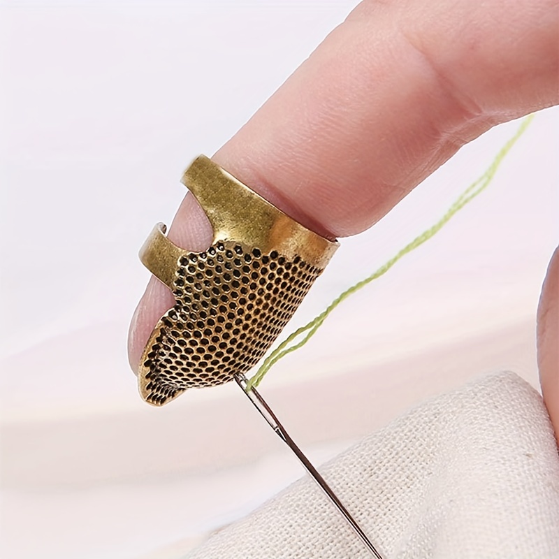 Sewing Thimble Metal - Set di 4 Ditali Protettivi per