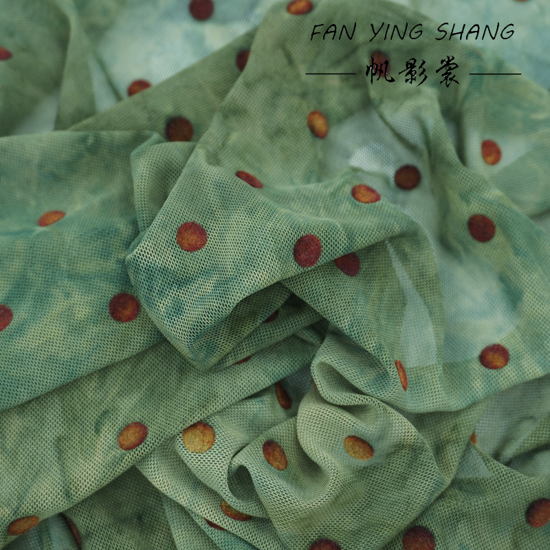 Il Verde Polka Dot Maglia Tie- - Sewing Tie Dye recensione e prezzo