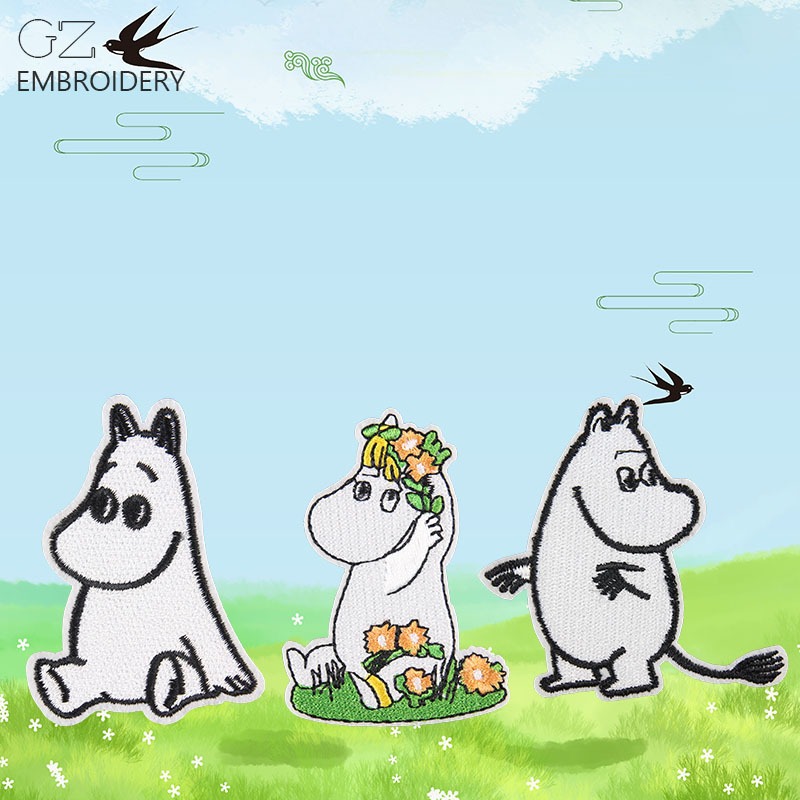 Toppe Ricamate Moomin Cartone  - Sewing Repair recensione e prezzo