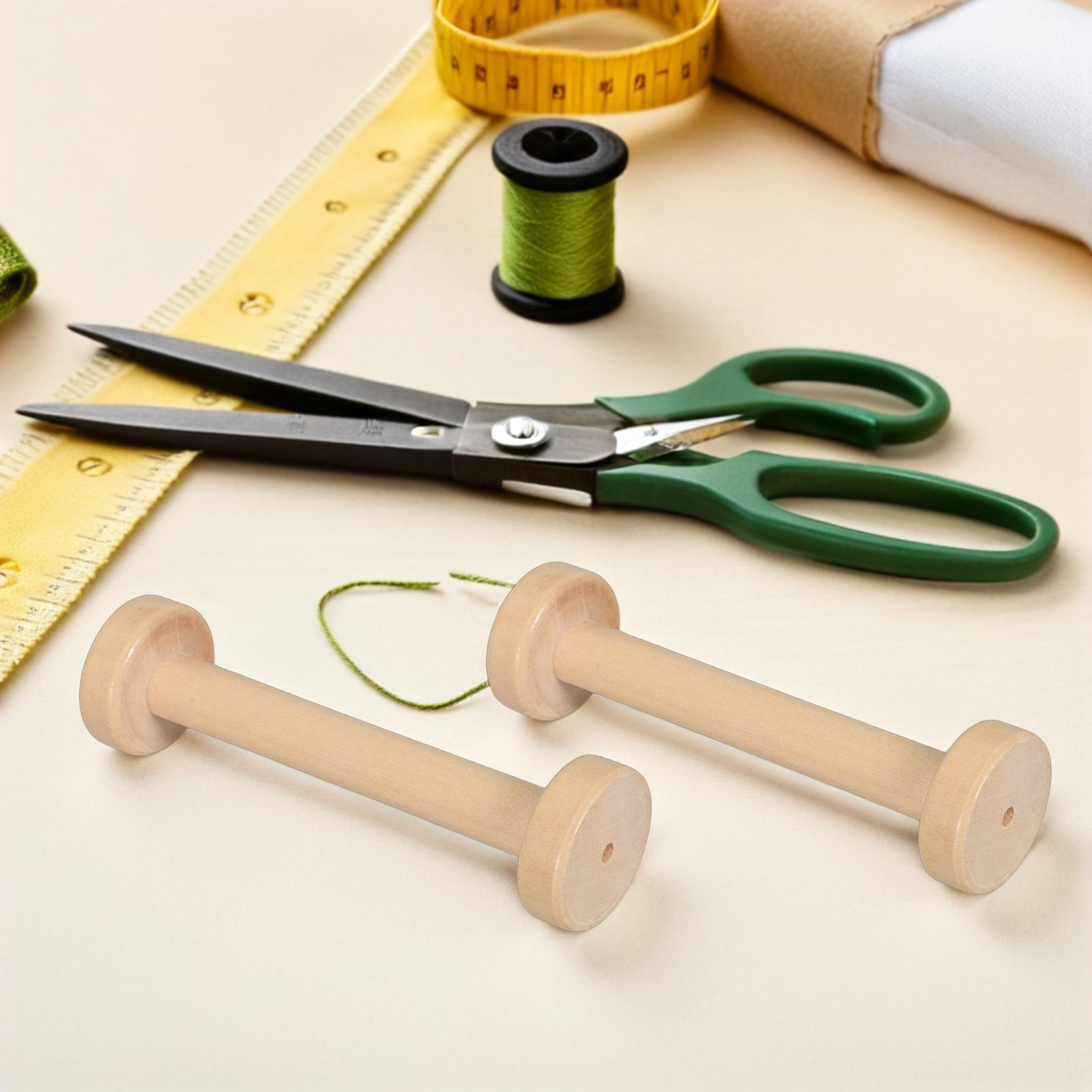 5 Bobine in Legno Naturali Vin - Vintage Sewing Textile recensione e prezzo