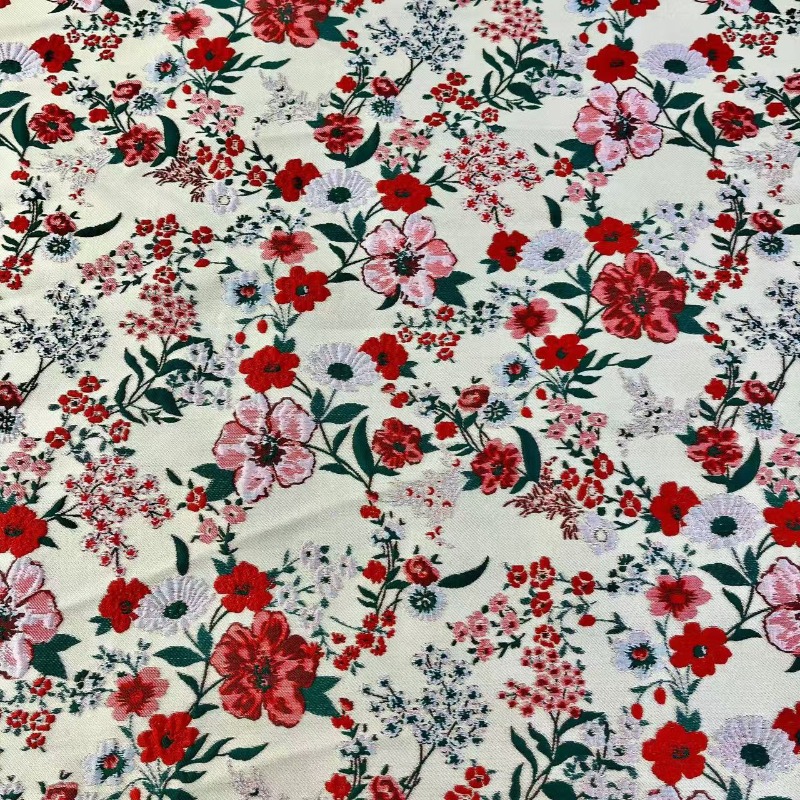Tessuto Jacquard Floreale Ross - Vintage Sewing Textile recensione e prezzo