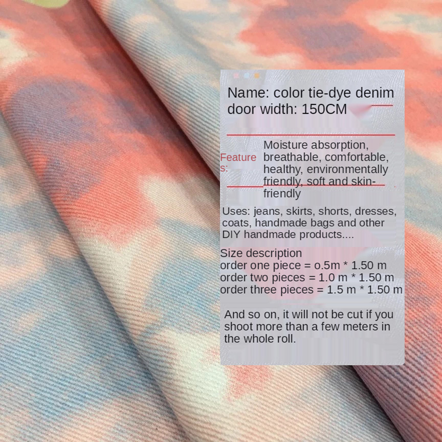 Colore Tie Dye lavato tessuto  - Sewing Tie Dye recensione e prezzo