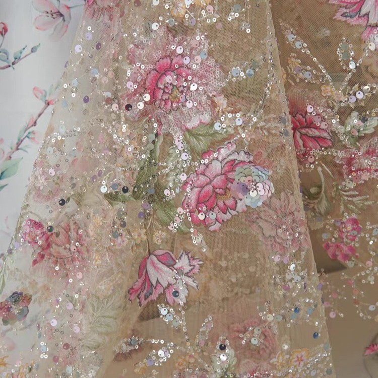 Tessuto in Pizzo di Lusso con  - Sewing Embroidery Fabric recensione e prezzo