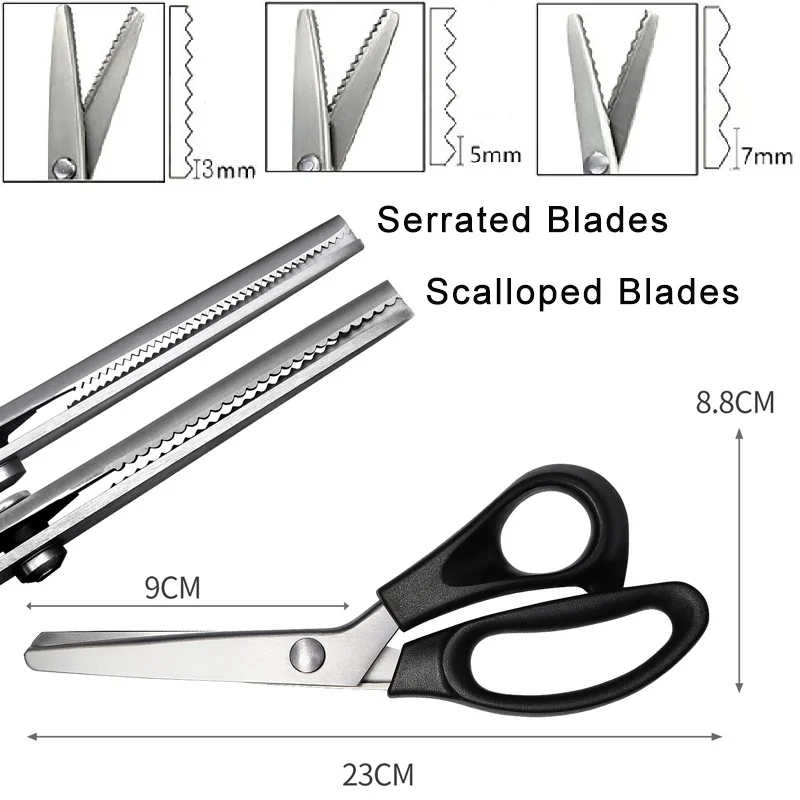 1Pc Pinking Cesoie Forbici per - Pinking Shear Blade recensione e prezzo